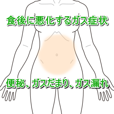 過敏性腸症候群、IBS、腹痛、ガスだまり、ガス漏れ、便秘、札幌、白石区、鍼灸